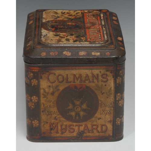 2194 - Advertising, Colman’s Mustard – an early 20th century rounded rectangular pictorial mustard tin, the... 