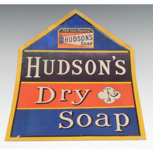 2203 - Advertising, Hudson’s – an early 20th century printed paper window decal, “For the People Hudson's S... 