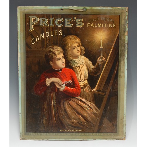 2226 - Advertising, Price’s Candle Co – a late 19th/early 20th century rectangular pictorial showcard, depi... 