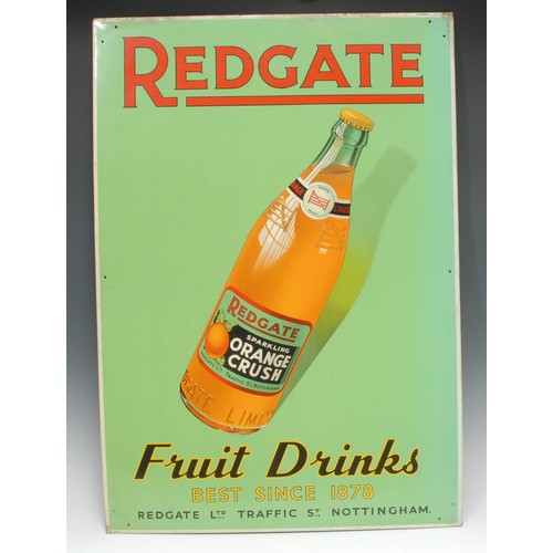 2231 - Advertising, Nottinghamshire Interest - a rectangular tin pictorial advertising sign, Redgate Fruit ... 