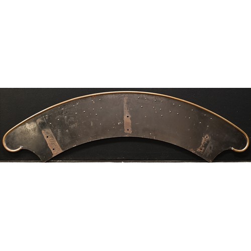 2242 - Railwayana – the GWR 4900 Hall Class nameplate, Kirby Hall, rolled brass edge, 173cm long, [1]

Kirb... 