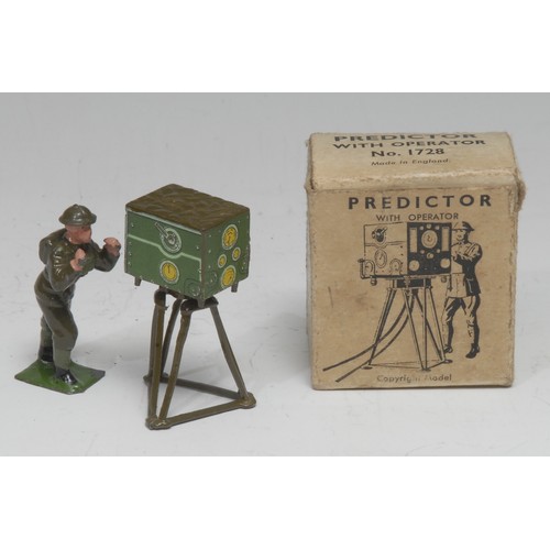 2375 - W Britain (Britains) No.1728 predictor with operator, anti-aircraft units of the British Army, the p... 