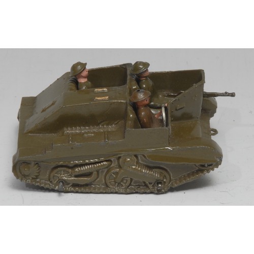 2395 - W Britain (Britains) No.1876 Bren Gun Carrier with crew, lead model finished in khaki drab, unboxed