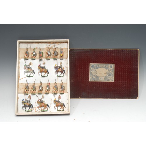 2401 - George Heyde (GH & Co, Dresden, Germany) No.924 Romans, comprising of eighteen painted lead figures,... 