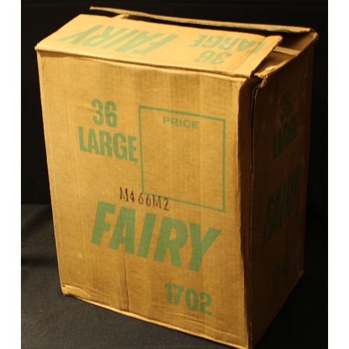 2196A - Advertising, Procter & Gamble Ltd, Fairy – a rectangular carboard trade box containing thirty six un... 