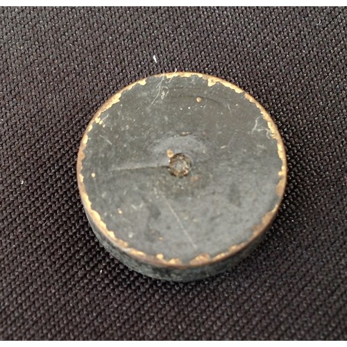 360 - WW2 British RAF /Army /SOE Escape Compass, more scarce variant with four holes  to plain metal face.