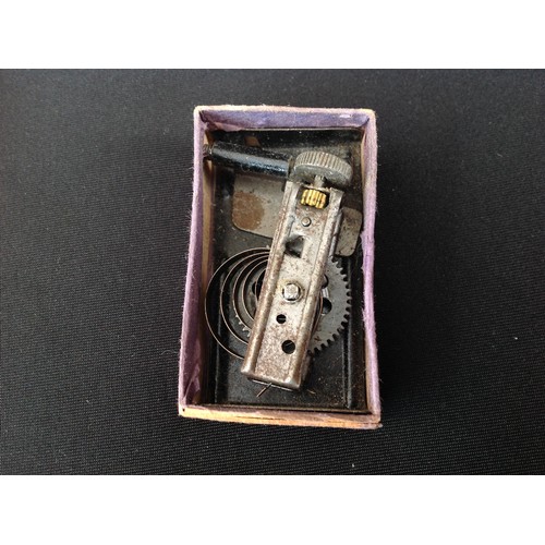 392 - WW2 British SOE Matchbox Incendiary Devise. A Matchbox which contains a clockwork mechanism which ac... 