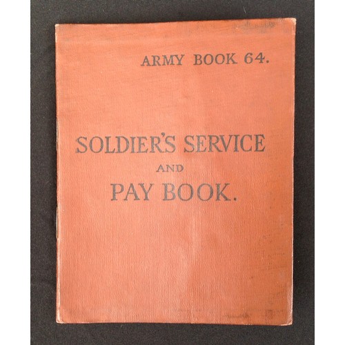 397 - WW2 British Army AB64 Soldiers Service & Paybook. Blank, unissued condition. Print date of 6/40.