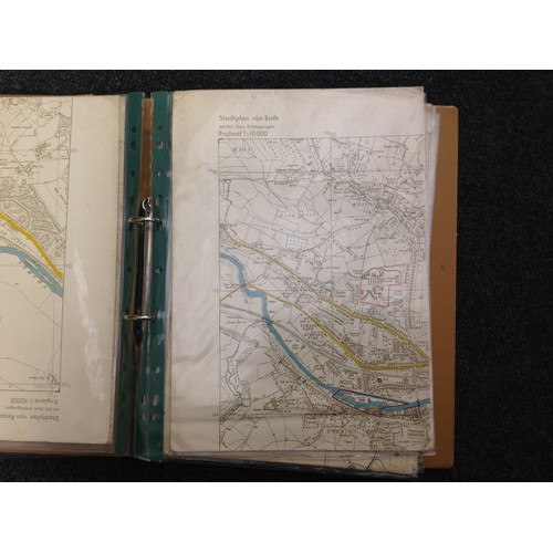 409 - WW2 Third Reich Maps of British Towns intended for use in 1940 during Operation Sealion. There are 1... 