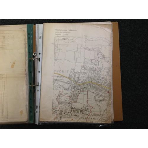 409 - WW2 Third Reich Maps of British Towns intended for use in 1940 during Operation Sealion. There are 1... 