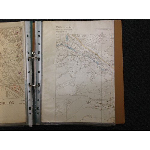 409 - WW2 Third Reich Maps of British Towns intended for use in 1940 during Operation Sealion. There are 1... 