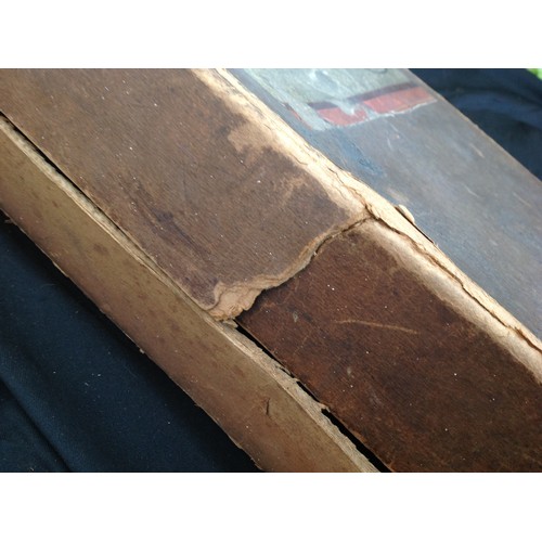 461 - BSA Cardboard box for a folding .410 shotgun. Size 80cm x 19cm. Contains original two part wood and ... 