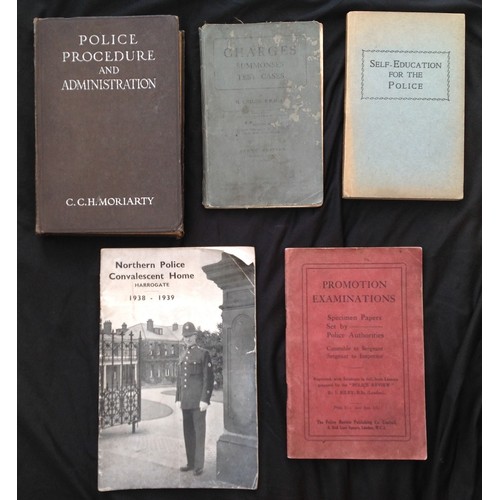 467 - Five 1930's era Police Training books to include 