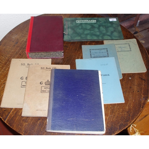 93 - Ephemera - RAF, 20th century training exercise books, various; paperwork

Only the exercise books in... 