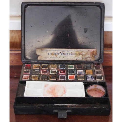 261 - A Reeves & Sons Ltd No 62 Students watercolour box

**Please note all lots must be collected from Su... 