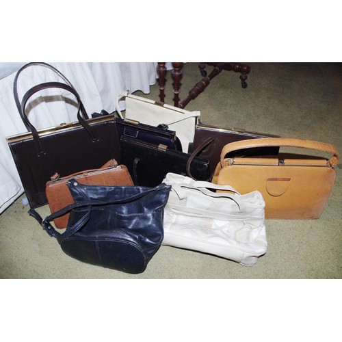 290 - Micro Seta Mac;   Cotswold Collection woollen jacket, size 18;  kilts;  handbags;  etc

**Please not... 