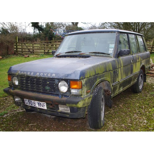 299 - A Range Rover G538 YNF, 3.9 V8, factory fitted phone, (parts and spares)

**Please note all lots mus... 