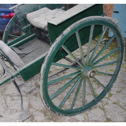 301 - A Pony  two wheel Gig, spoke wheels, previously used with Fell pony, good conditon

**Please note al... 