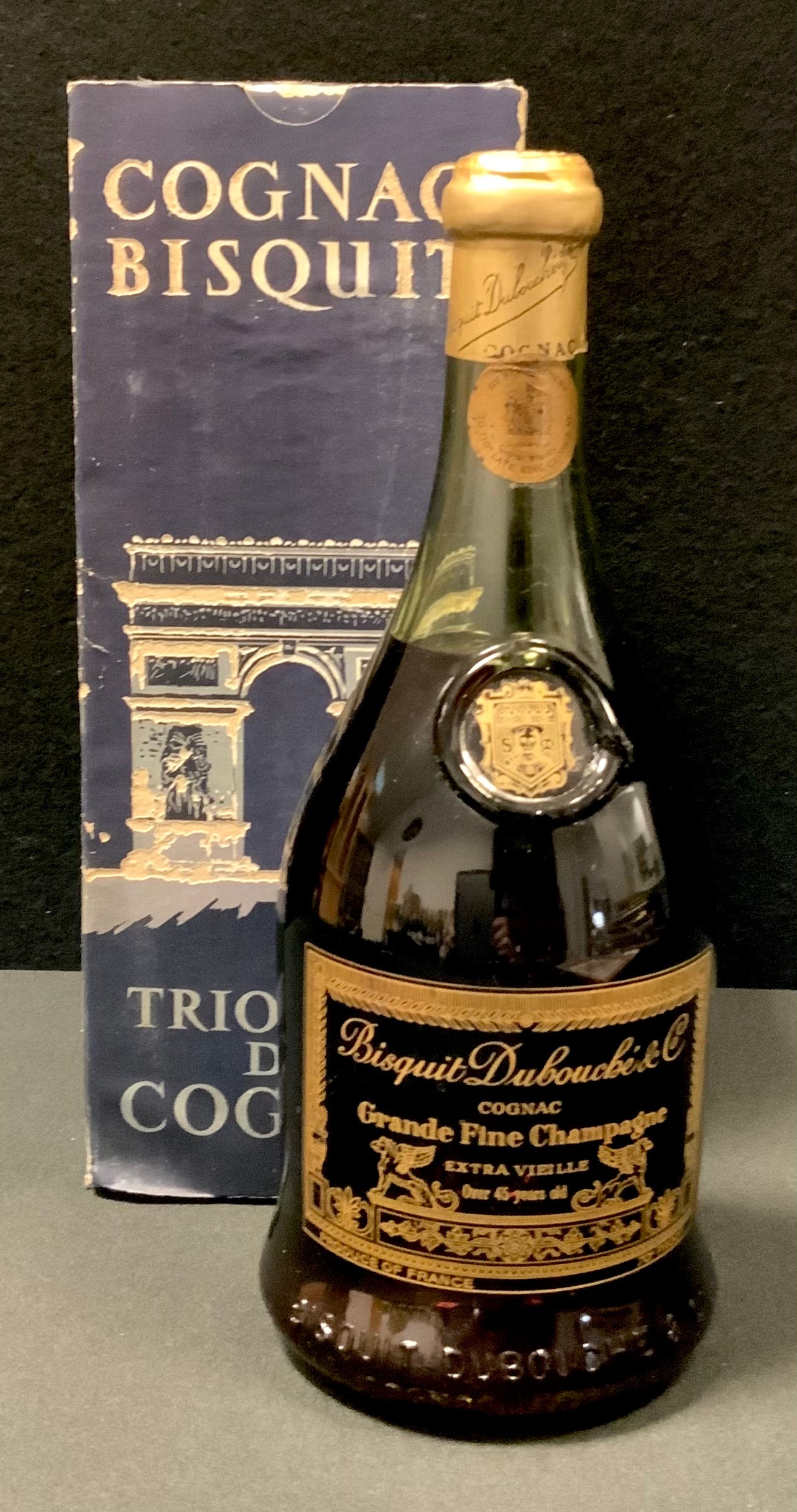 Bisquit Dubouche & Co, Grande Fine Champagne Cognac Extra Vieille, 45 years  old, 70% proof, un-dated