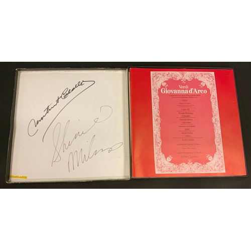 45 - Autographs & Vinyl Records - Opera and classical music autographed boxed sets etc signatures inc Luc... 