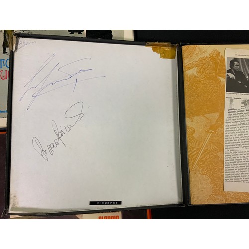 56 - Autographs & Vinyl Records - Opera and classical music autographed boxed sets etc signatures inc Luc... 