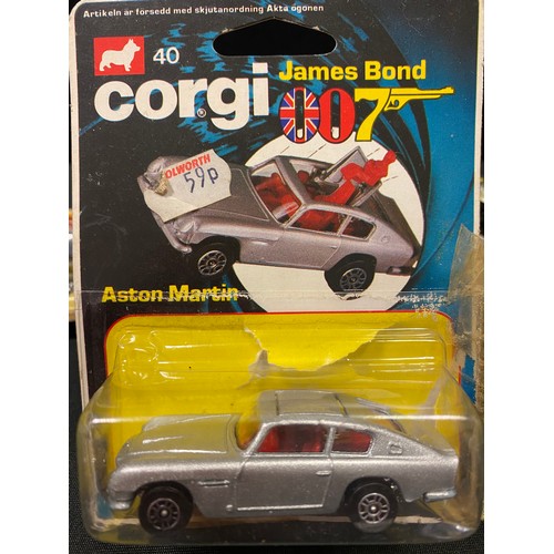 81 - Corgi Juniors including 40 James Bond 007 Aston Martin; E32 The Saint Jaguar XJS; 148 Star Trek The ... 