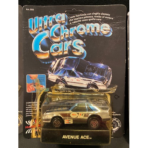 84 - Six Kenner Ultra Chrome Cars (Ultra Chrome T'zzzers) made for the Italian Market under the name Harb... 