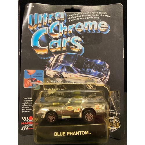 84 - Six Kenner Ultra Chrome Cars (Ultra Chrome T'zzzers) made for the Italian Market under the name Harb... 