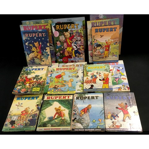 87 - Rupert annuals including 1967,69,71,72,73 x 3, 74,75,76,79 x 2,80,83,85,88,89,90,95,2002 & 2007; Rup... 