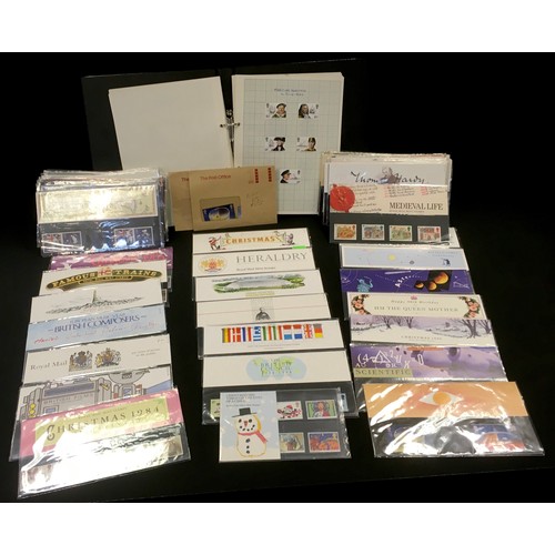 90 - Stamps - First Day covers including Christmas Years; Medieval; Royalty; Trains etc.; school boy albu... 