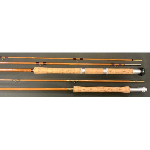 92 - Milward of Redditch “The Flyrover SFR” 9’5”, 2 piece trout fly rod; another Float Rover 11' 3 piece ... 