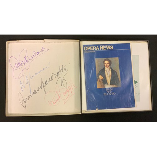 168 - Autographs & Vinyl Records - Opera and classical music autographed boxed sets etc signatures inc Bel... 