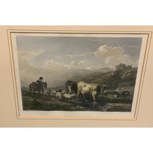 213 - Engravings  - JMW Turner, after, Bolton  Abbey, Yorkshire, engraved Rob Wallis, published 1827; 
 ot... 