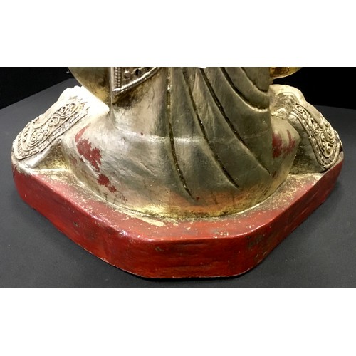 114 - A giltwood figure of the young Buddha