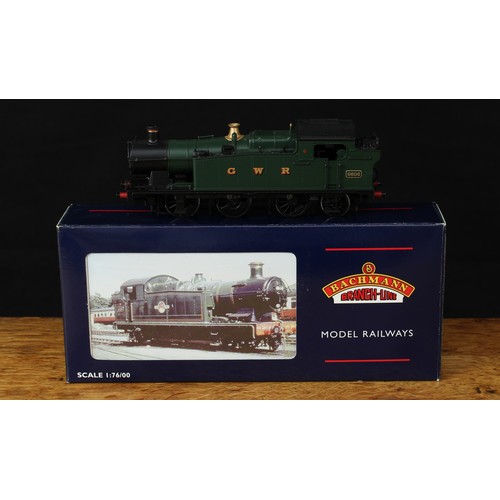 5089 - Bachmann Branch-Line OO Gauge 32-075B Class 56XX 0-6-2 tank locomotive, GWR green livery, No.6606, b... 