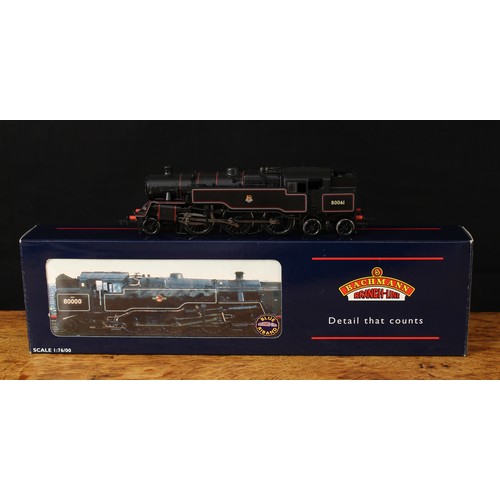 5096 - Bachmann Branch-Line OO Gauge 32-350 4MT Standard Class 2-6-4 locomotive, BR black livery, No.80061,... 