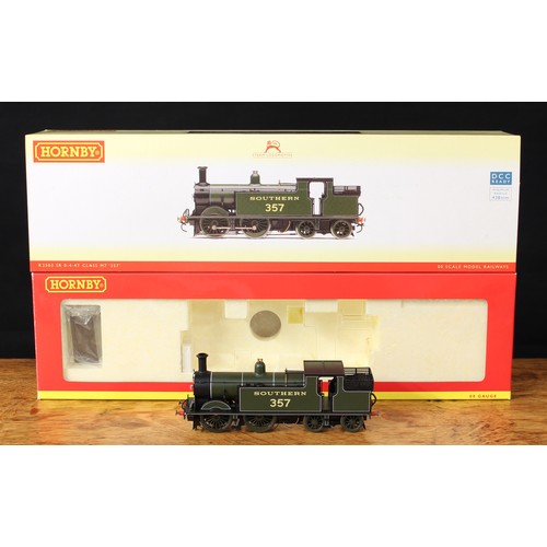 5141 - Hornby OO Gauge R2503 Class M7 0-4-4 locomotive, SR green livery, No.357, boxed