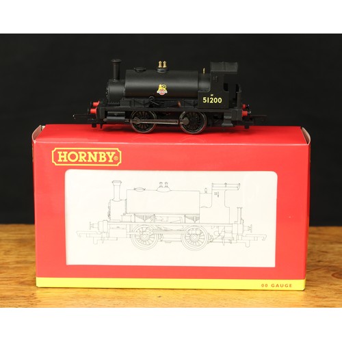 5145 - Hornby OO Gauge R3293 BR Hornby collector club 2014 0-4-0 locomotive, BR black livery, No.51200, box... 