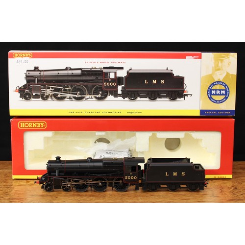 5134 - Hornby OO Gauge R2323 NRM special edition LMS Class 5MT 4-6-0 locomotive and six wheel tender, LMS b... 