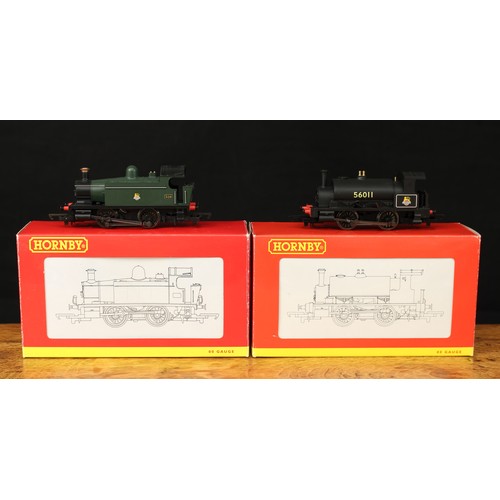 5137 - Hornby OO Gauge R2361 0-4-0ST industrial locomotive, BR black livery, No.56011, boxed and R2665 BR 0... 