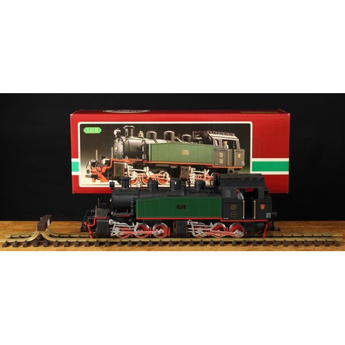 5175 - Lehmann (L.G.B. Lehmann-Gross-Bahn) 2085D G-Gauge 0-6-6-0 Mallet steam locomotive, green and black l... 