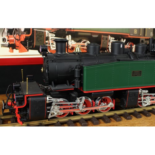 5175 - Lehmann (L.G.B. Lehmann-Gross-Bahn) 2085D G-Gauge 0-6-6-0 Mallet steam locomotive, green and black l... 