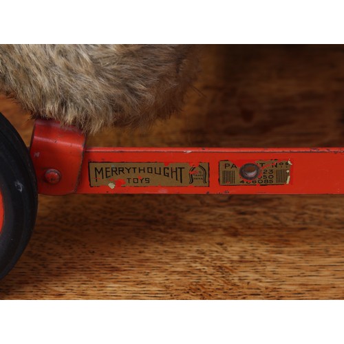 5182 - A 1950's Merrythought Toys novelty push along/ride on 'Nellie' Elephant on wheels, from the 'Safety ... 