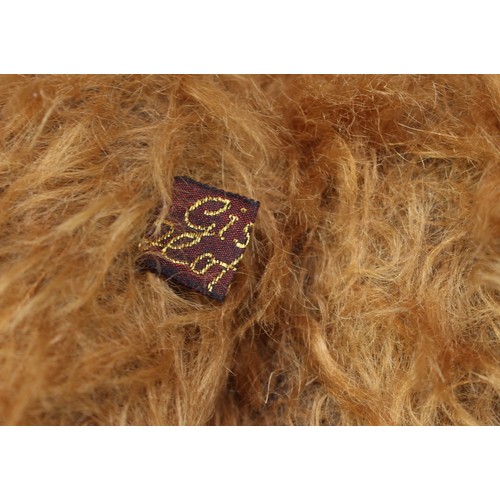 5188 - A Gisela Hofmann (Germany) artist made jointed bear, light brown mohair body, brown plastic eyes, pr... 