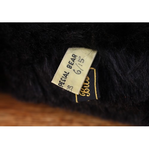 5189 - Bear Bits (Jean and Bill Ashburner) 'Antares' artist made jointed bear, made from black schulte 24mm... 