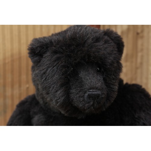 5189 - Bear Bits (Jean and Bill Ashburner) 'Antares' artist made jointed bear, made from black schulte 24mm... 
