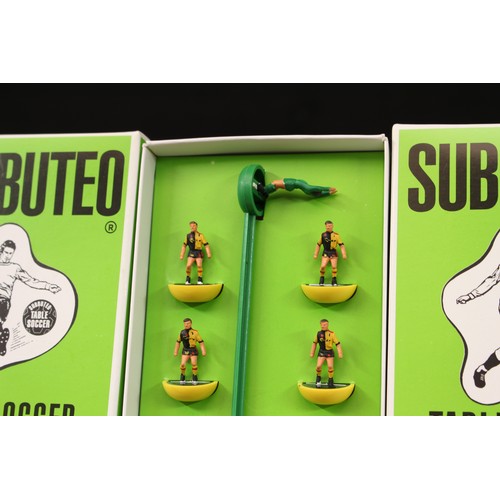 5201 - Subbuteo 'Top Spin' table soccer OO scale football teams, Southern, Northern and Scottish clubs, com... 