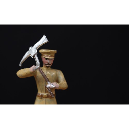 5205 - C.B.G. Mignot (Paris, France) or similar, a group of five British Army workers, each in khaki unifor... 