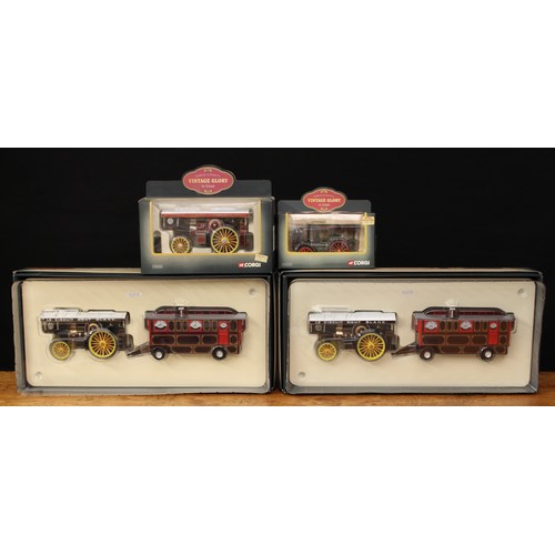 5347 - Corgi 1:50 scale Vintage Glory of Steam models, some limited edition examples, comprising 80105 Fowl... 