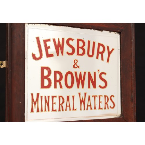 5410 - Advertising - an early 20th century Jewsbury & Brown's rectangular point of sale advertising mirror,... 